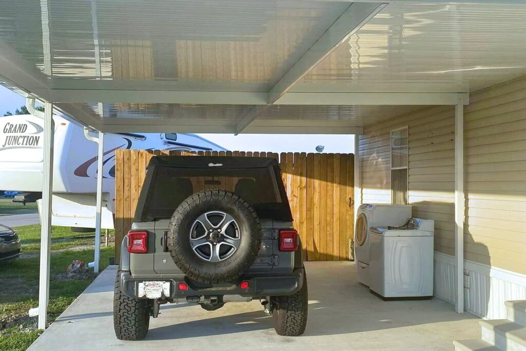 aluminum carport for vehicles
