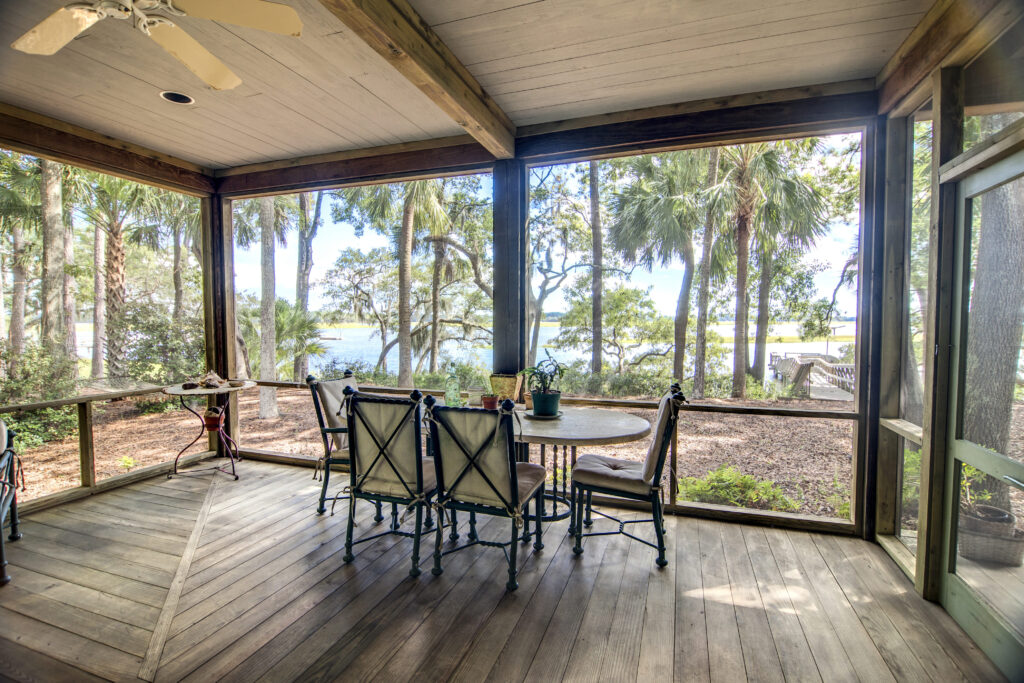 Screened porch