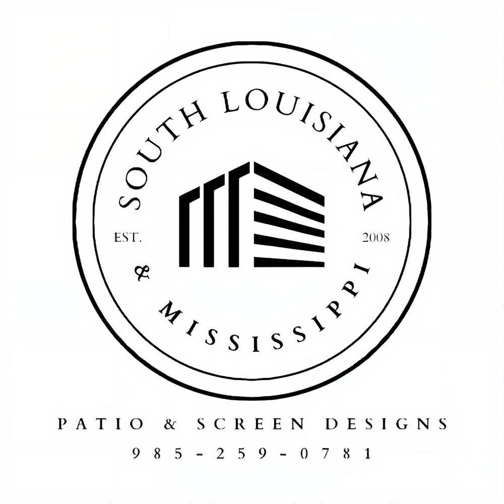 South Louisiana & Mississippi Patio and Screen Designs