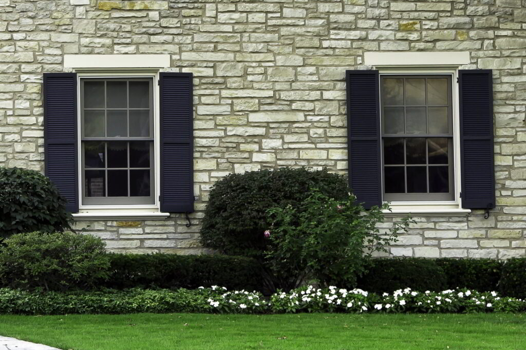 shutters on house