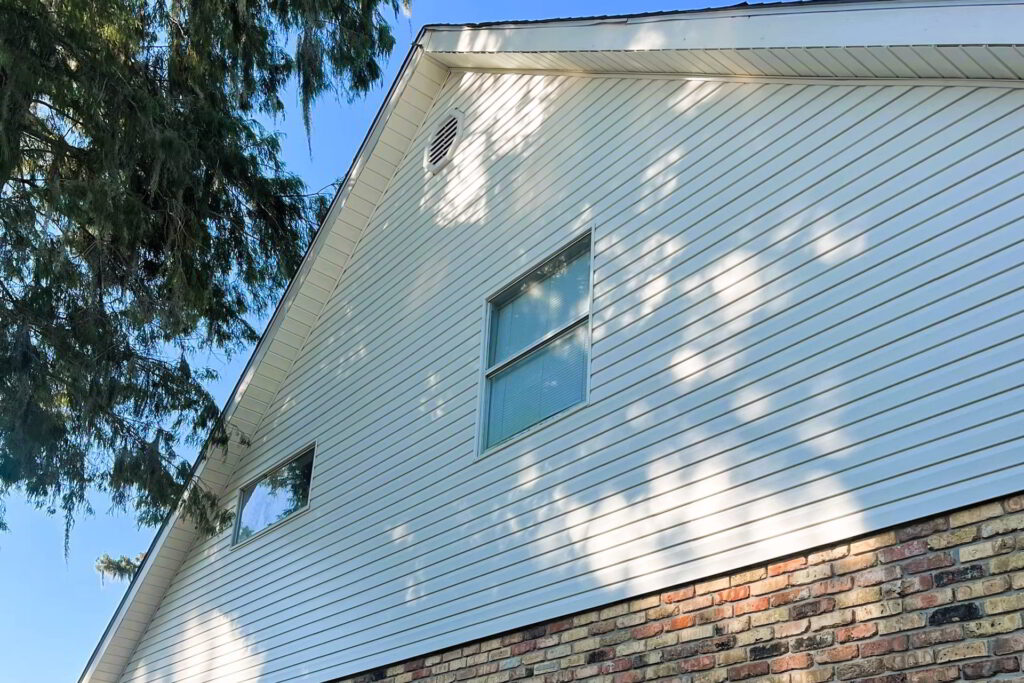 white siding for house